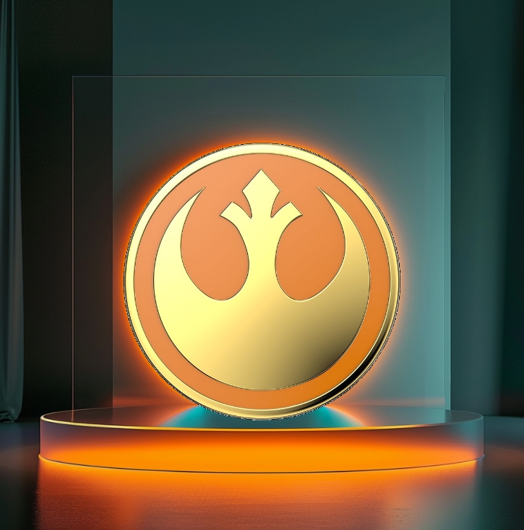 Suport Popsockets PopGrip Enamel Rebel Icon Star Wars Colorat - 1 | YEO